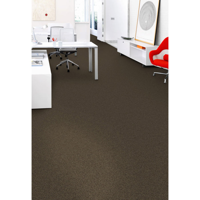 Aladdin Commercial - Major Factor Tile - Carpet Tile - Saddle - Room scene