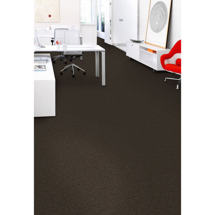 Aladdin Commercial - Major Factor Tile - Carpet Tile - Coffee - Room Scene