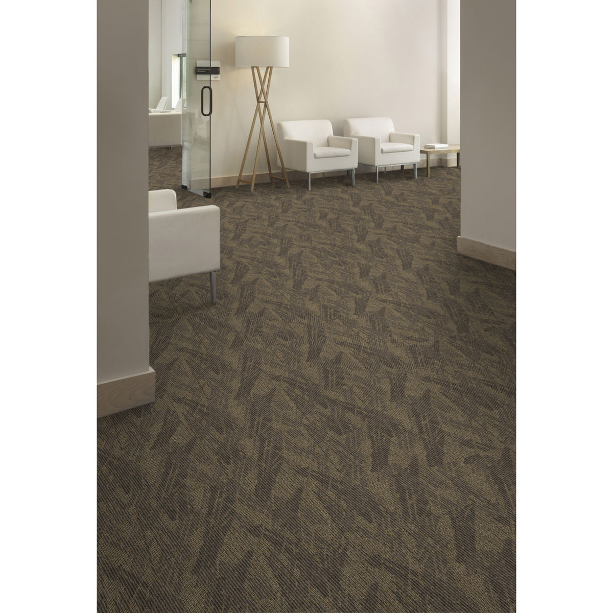 Aladdin Commercial Total Visual Carpet Tile - Statement Maker -  Room Scene