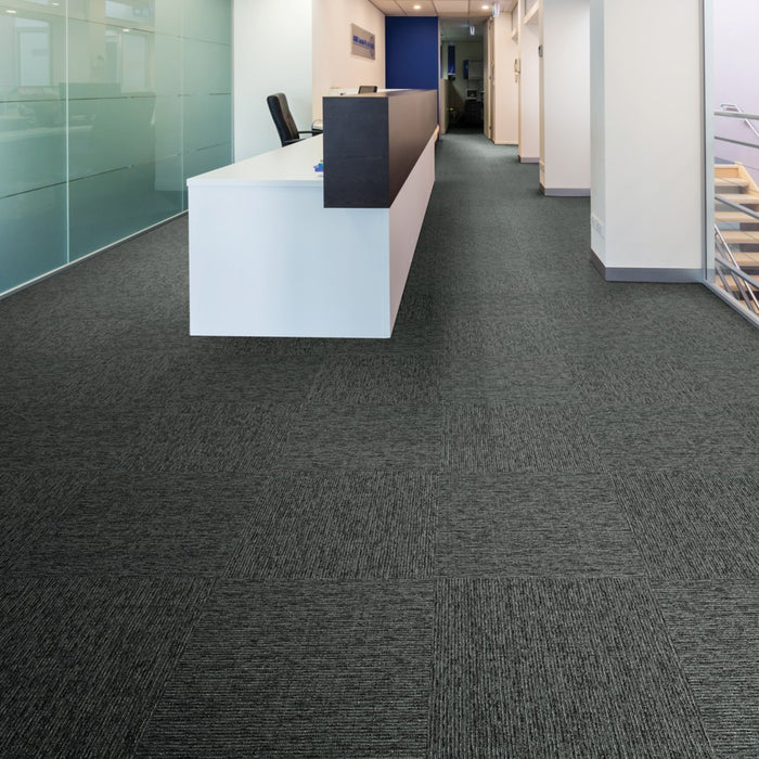 Aladdin Commercial Special Coverage Carpet Tile - Online News - Room Scene