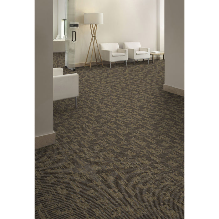 Aladdin Commercial Artfully Done Carpet Tile - Fine Line Room Scene