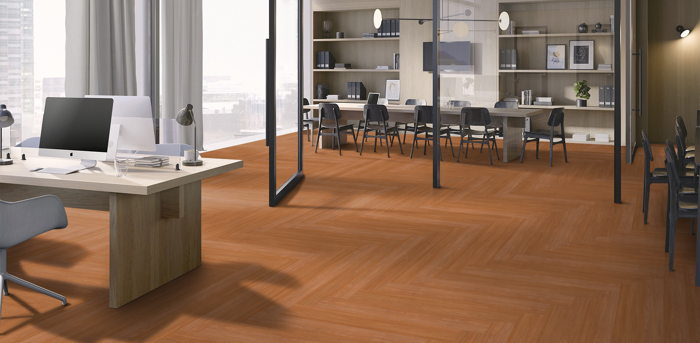 Tarkett - Johnsonite ID Latitude Wood Luxury Vinyl Tile - American Cherry