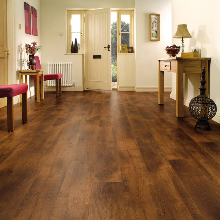 Karndean Van Gogh 7 in. x 48 in. LVT- Smoked Oak