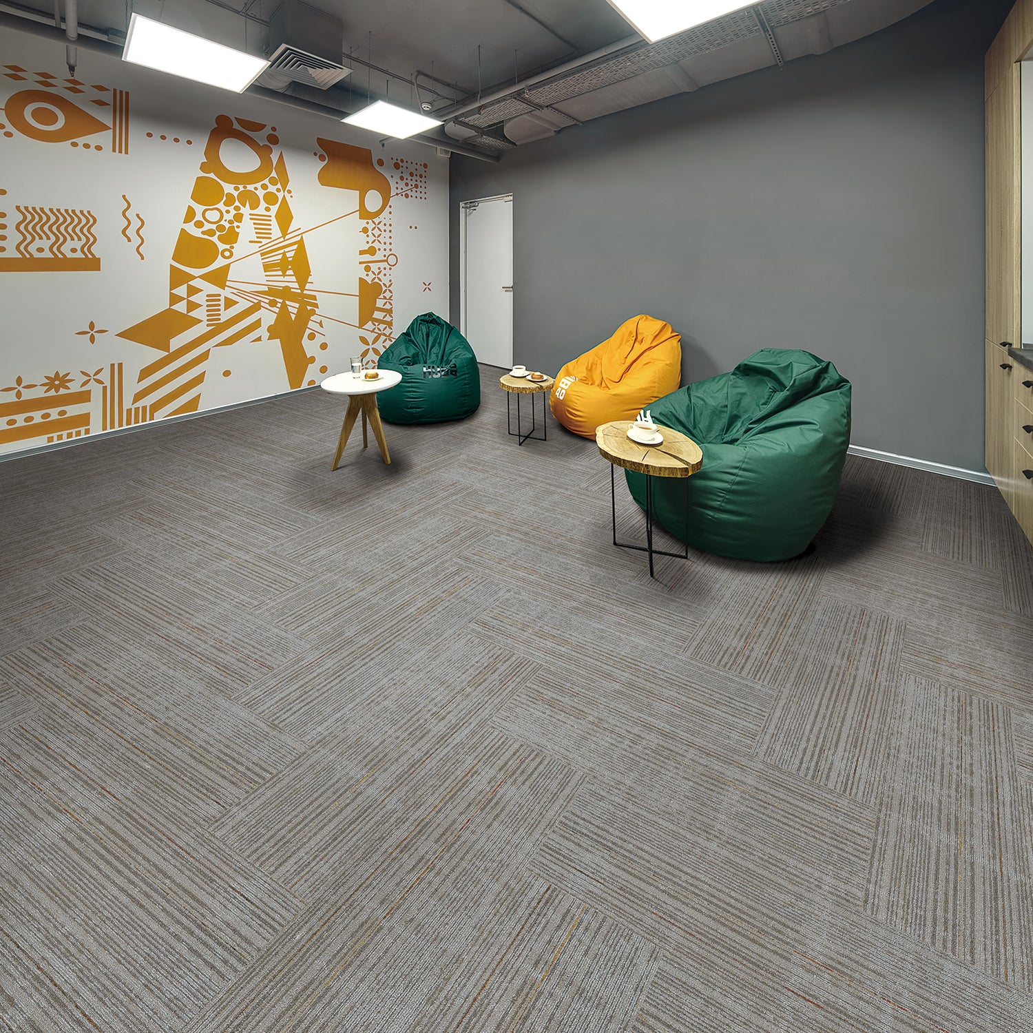 Kraus Impulse Commercial Carpet Tile Rain Dunes Floorzz