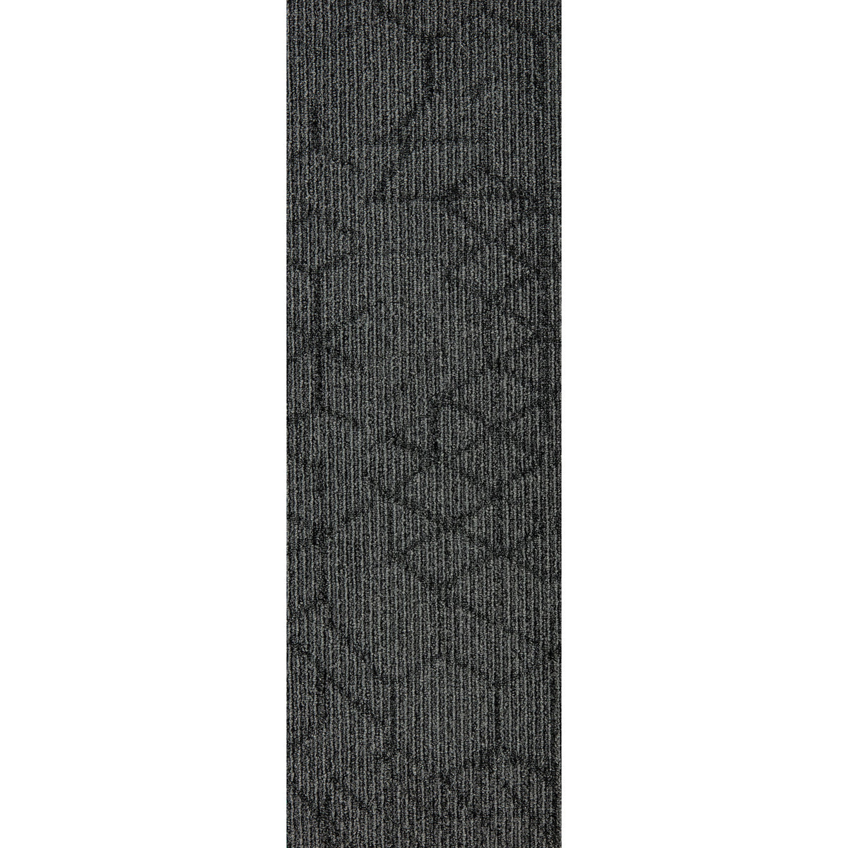 Mohawk Group - Visual Edge Angled Perception Carpet Tile - Metal Gray