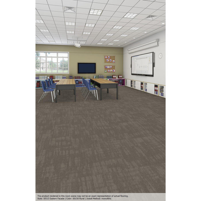 Patcraft - Urban Relief Collection - Eastern Facade Carpet Tile - Rural 00150