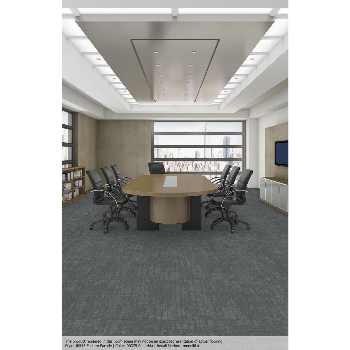 Patcraft - Urban Relief Collection - Eastern Facade Carpet Tile - Suburbia 00375