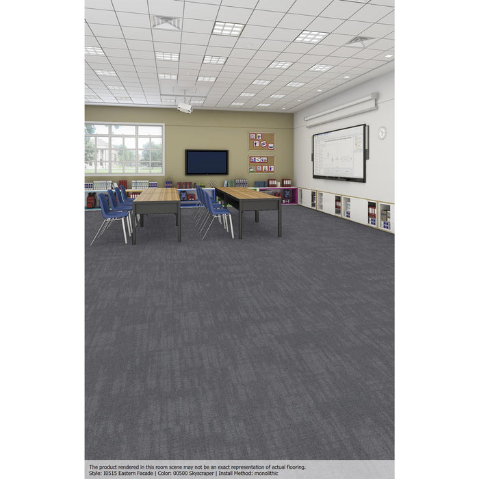 Patcraft - Urban Relief Collection - Eastern Facade Carpet Tile - Skyscraper 00500