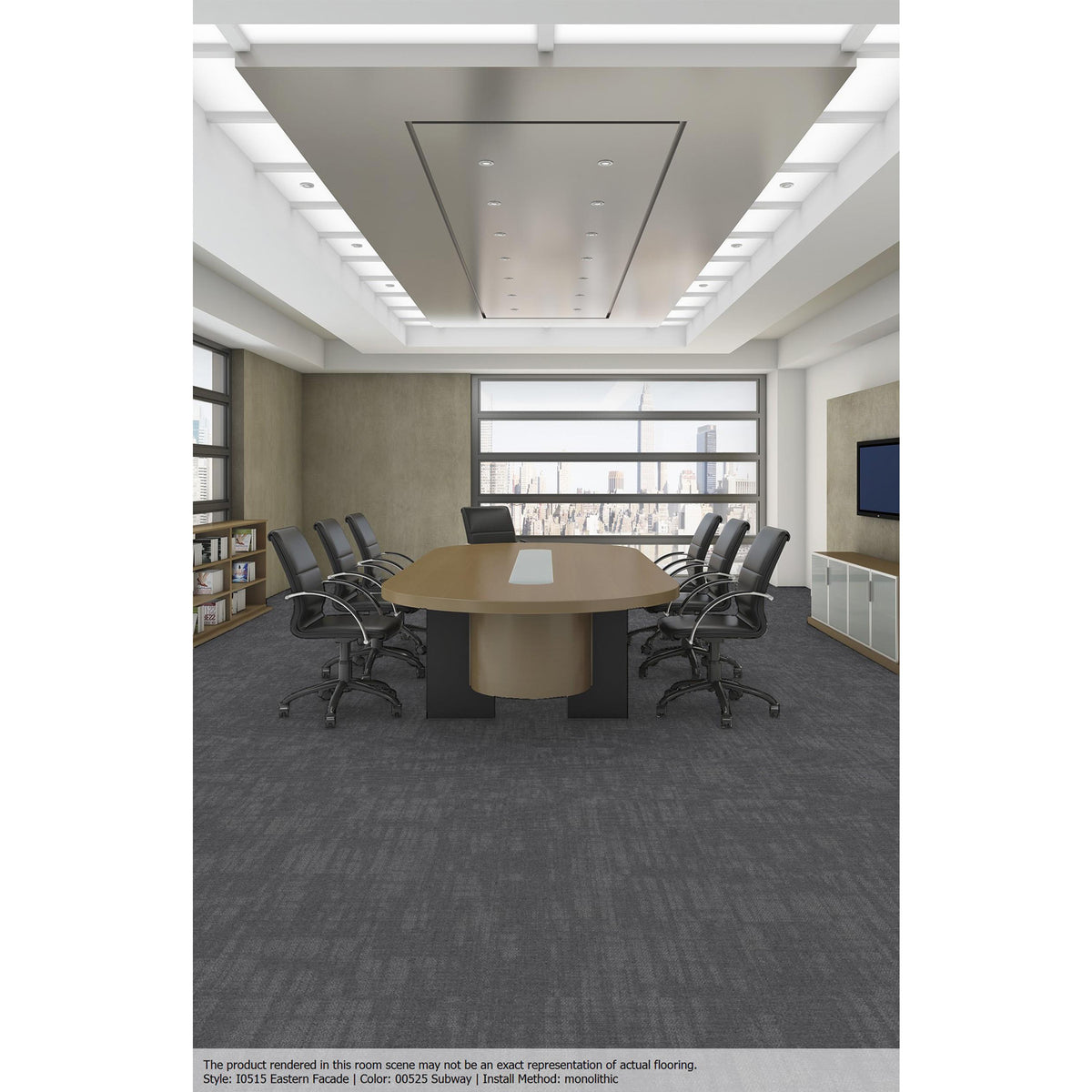 Patcraft - Urban Relief Collection - Eastern Facade Carpet Tile - Subway 525