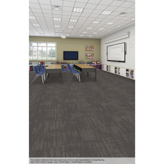 Patcraft - Urban Relief Collection - Eastern Facade Carpet Tile - Railcar 00700