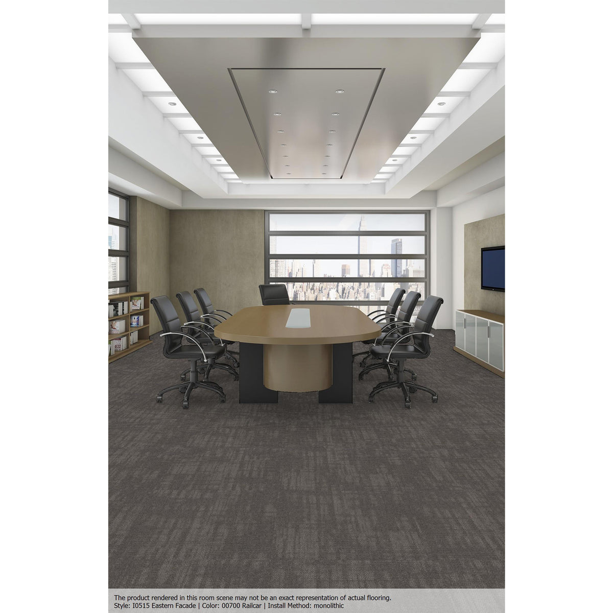 Patcraft - Urban Relief Collection - Eastern Facade Carpet Tile - Railcar 00700