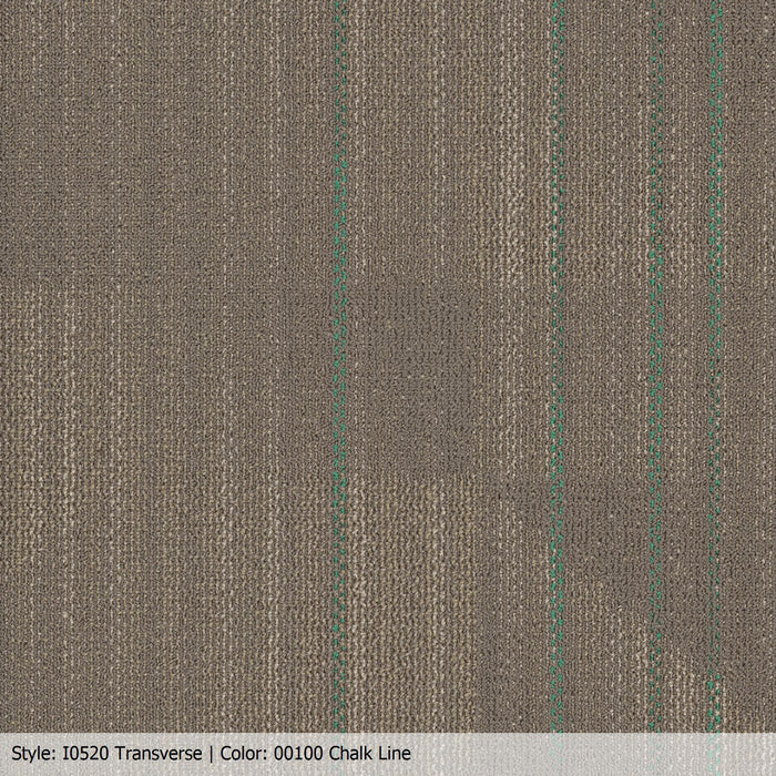 Patcraft - Infrastructure Collection - Transverse Carpet Tile - Chalk Line