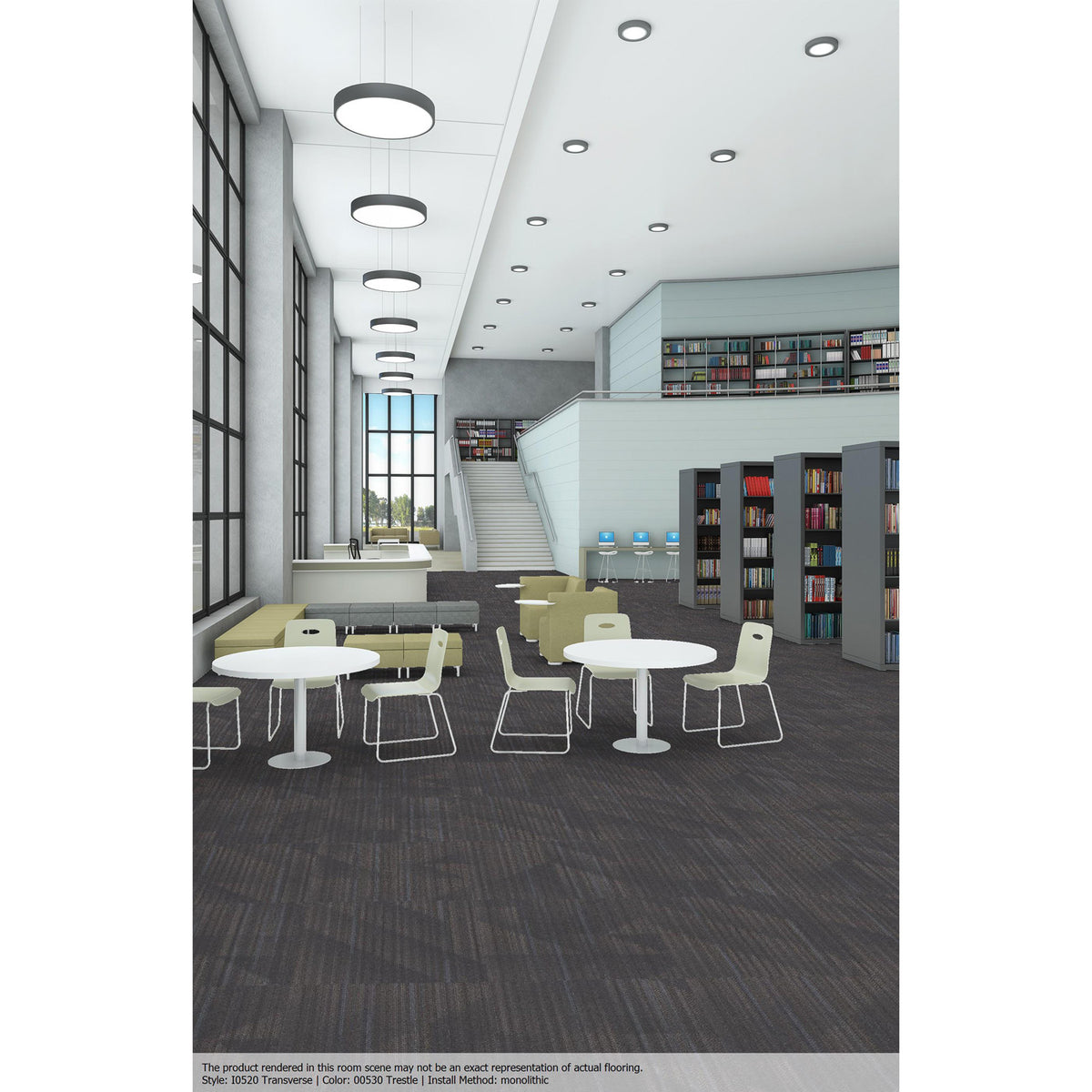 Patcraft - Infrastructure Collection - Transverse Carpet Tile - Trestle