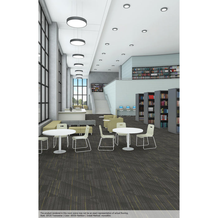 Patcraft - Infrastructure Collection - Transverse Carpet Tile - Partition
