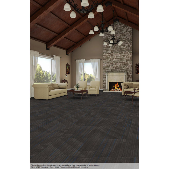Patcraft - Infrastructure Collection - Transverse Carpet Tile - Foundation