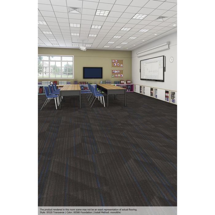 Patcraft - Infrastructure Collection - Transverse Carpet Tile - Foundation