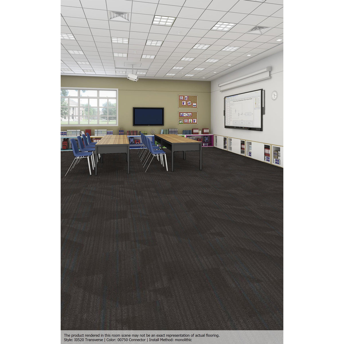 Patcraft - Infrastructure Collection - Transverse Carpet Tile - Connector