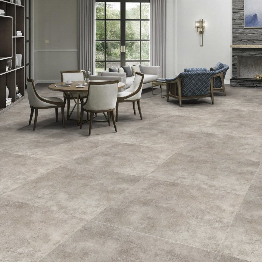 Tarkett Flooring - Adaptt - Stonewalk - Cement Room Scene
