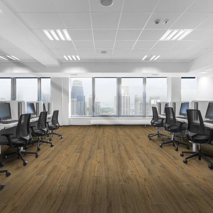 Tarkett Flooring - Adaptt - Woodlot 7.25 in. x 48 in. - Hiroki Oak Room Scene