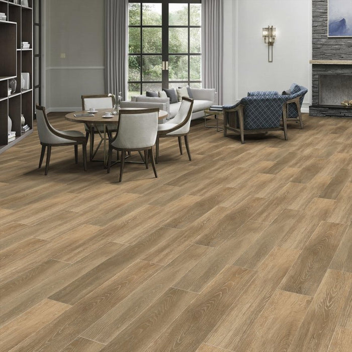 Tarkett Flooring - Adaptt - Woodlot 7.25 in. x 48 in. - Holly Oak Room Scene